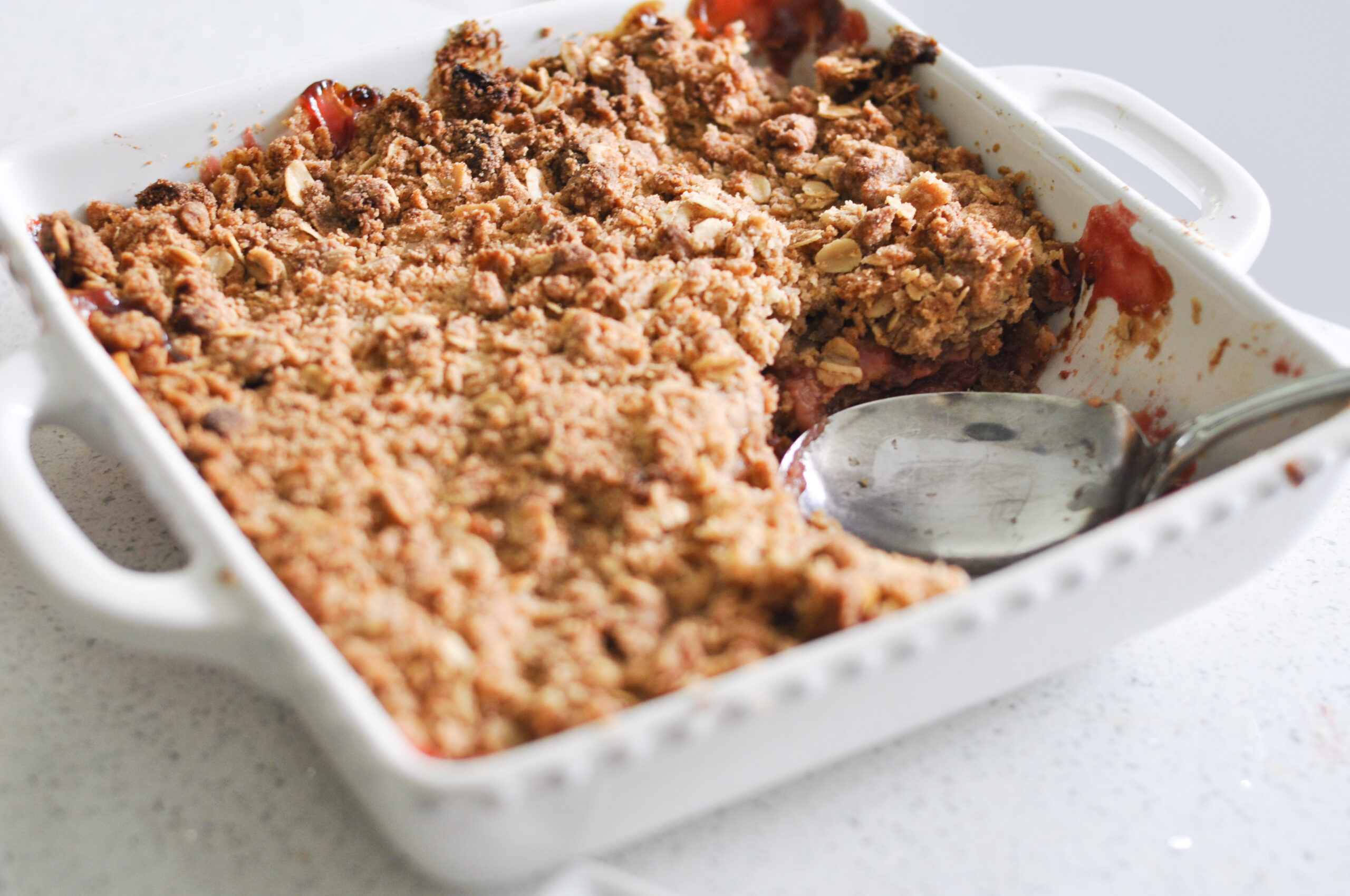 Rhubarb Crumble Recipe (with CBD)